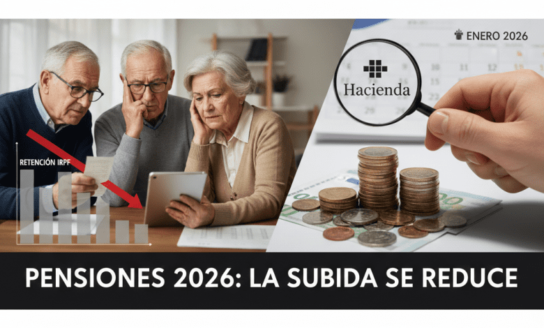 El "efecto bumerán" del IRPF: Por qué Hacienda absorberá hasta el 43% de la subida de las pensiones en 2026