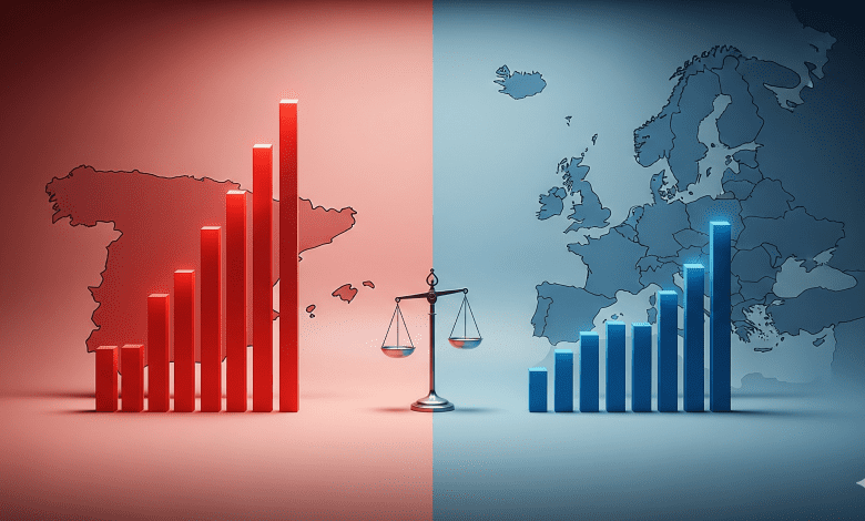El "castigo" fiscal en España: el tipo máximo del IRPF ya es 20 puntos superior a la media europea